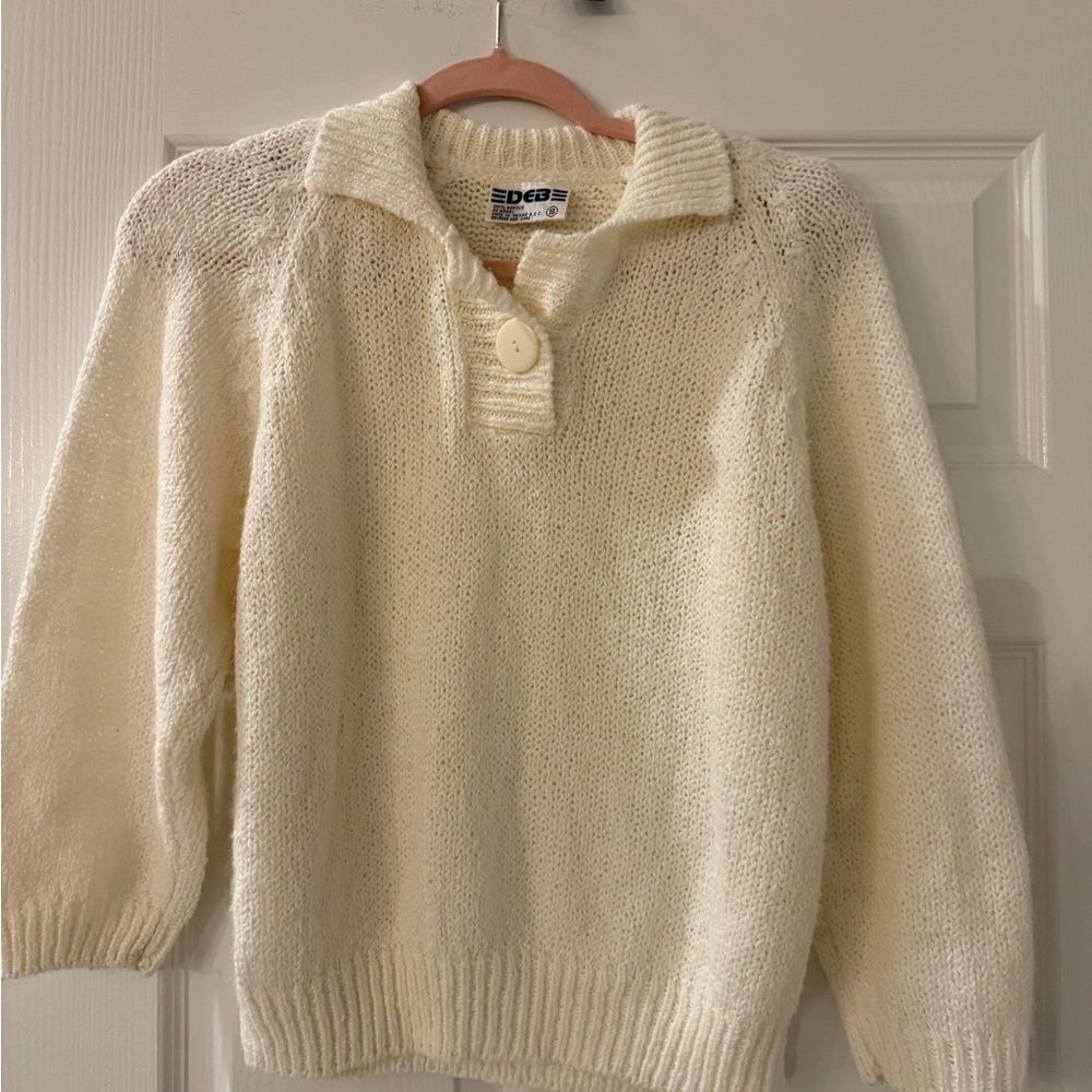 VTG 1980’s Deb Cream Sweater
